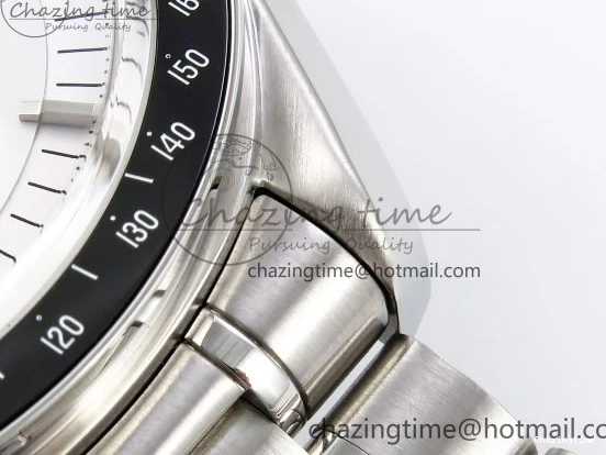 0302 Classic Speedmaster SS RMF Best Edition White Dial on SS Bracelet Lemania HW 7723